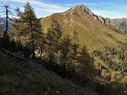 70 Scendendo dal Pizzo Badile vista verso il Monte Secco